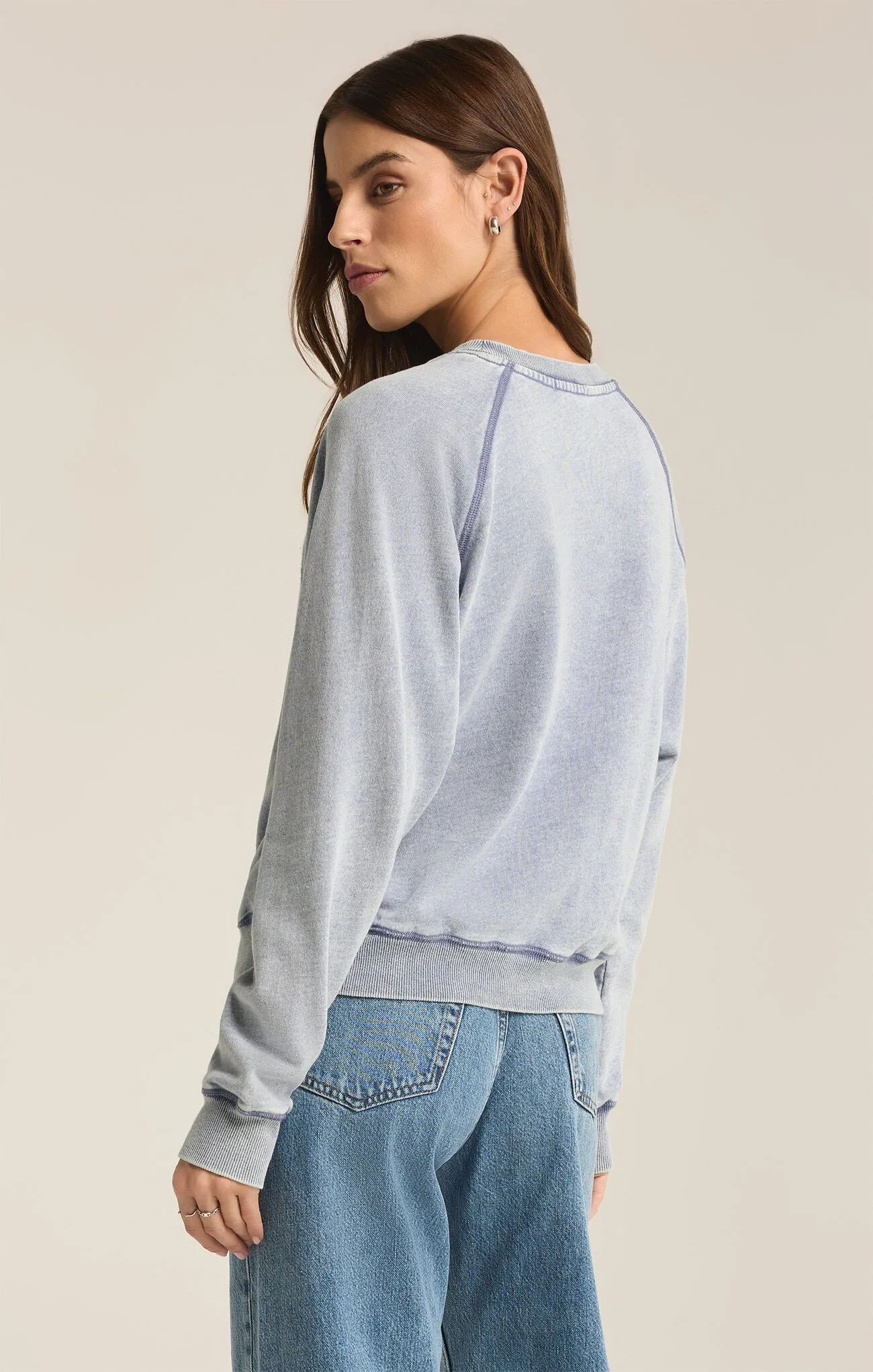 Saldana Knit Denim Top