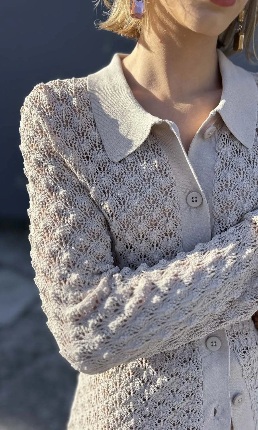 Second Female Scalloped Cardigan