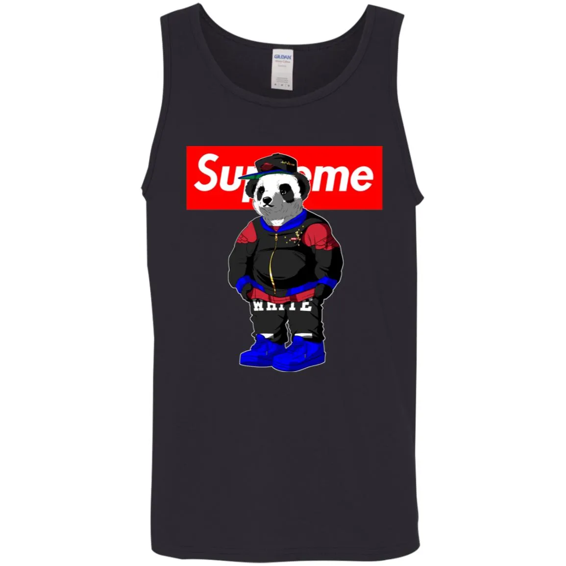 Supreme Bear Trending T-shirt Men Cotton Tank