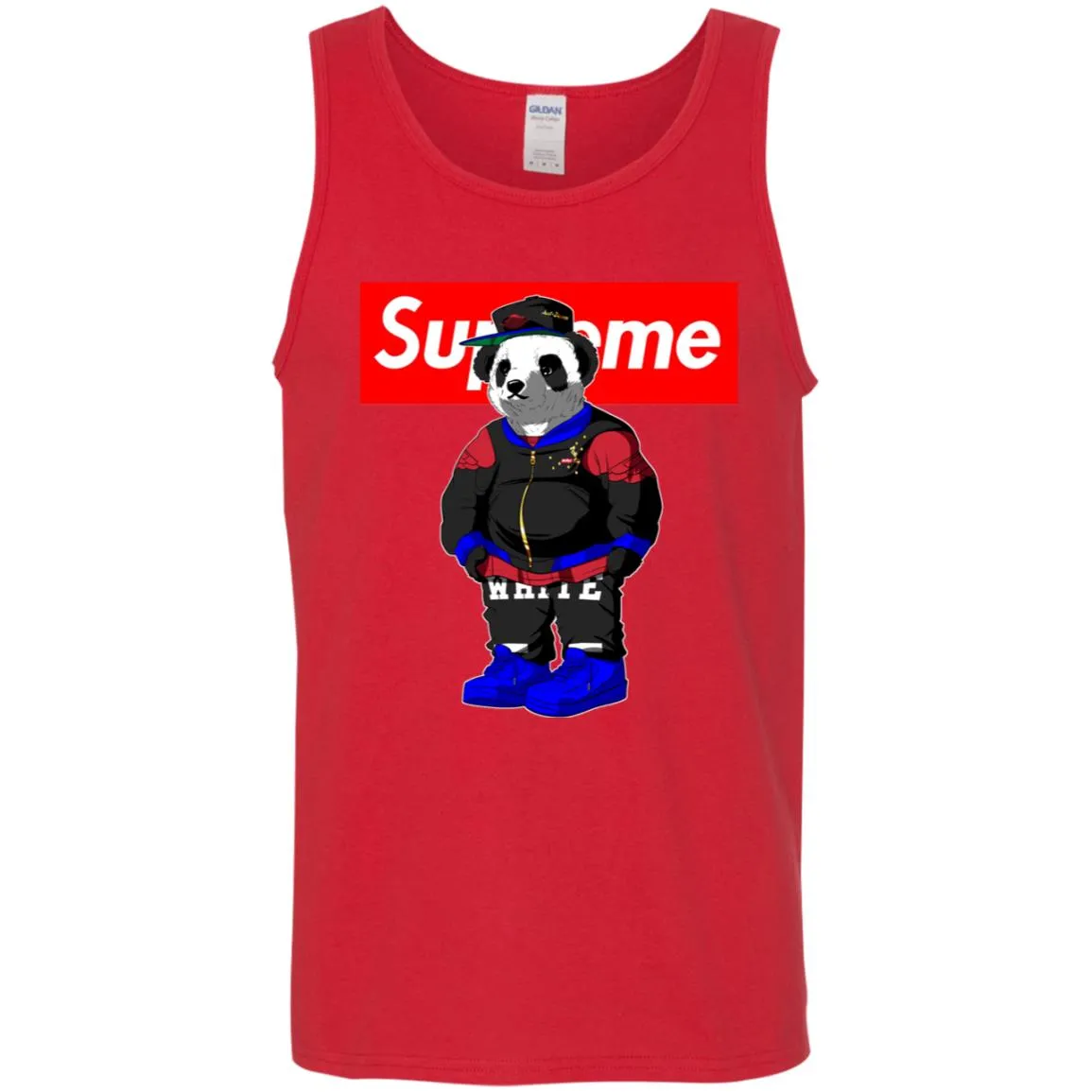 Supreme Bear Trending T-shirt Men Cotton Tank