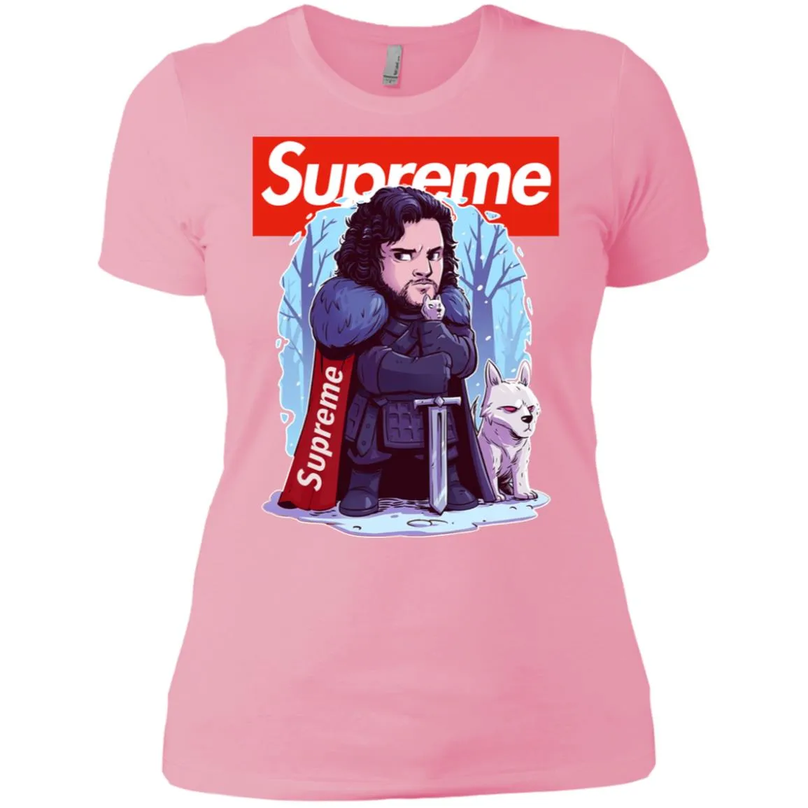 Supreme Game Of Thrones T-shirt Women Cotton T-Shirt