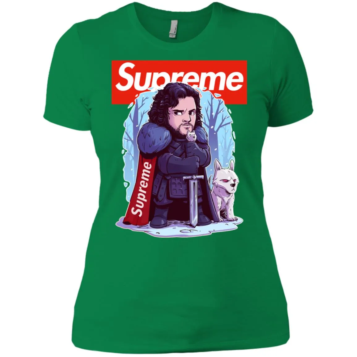 Supreme Game Of Thrones T-shirt Women Cotton T-Shirt