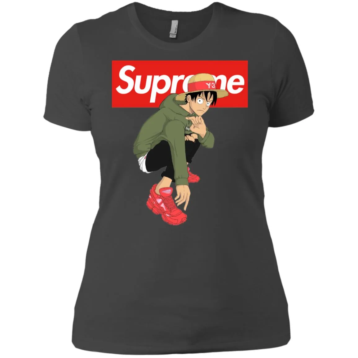 Supreme One Piece Y3 T-shirt Women Cotton T-Shirt