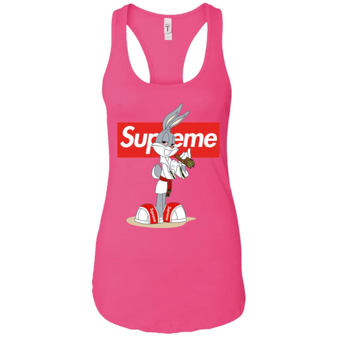 Supreme Rabbit Smoking T-shirt Women Tank Top