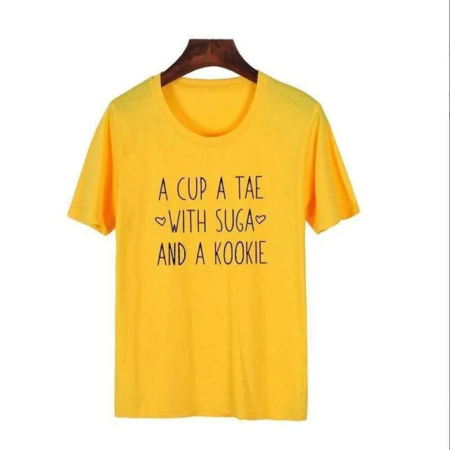 T Shirt BTS Tae Suga Kookie