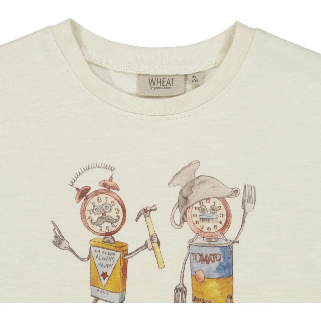 T-Shirt Robots - eggshell