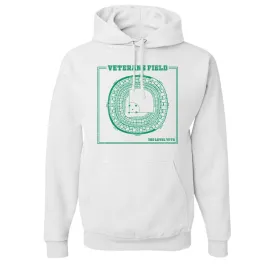 The Vet Seating Chart Pullover Hoodie | Veterans Stadium Seating Chart White Pull Over Hoodie