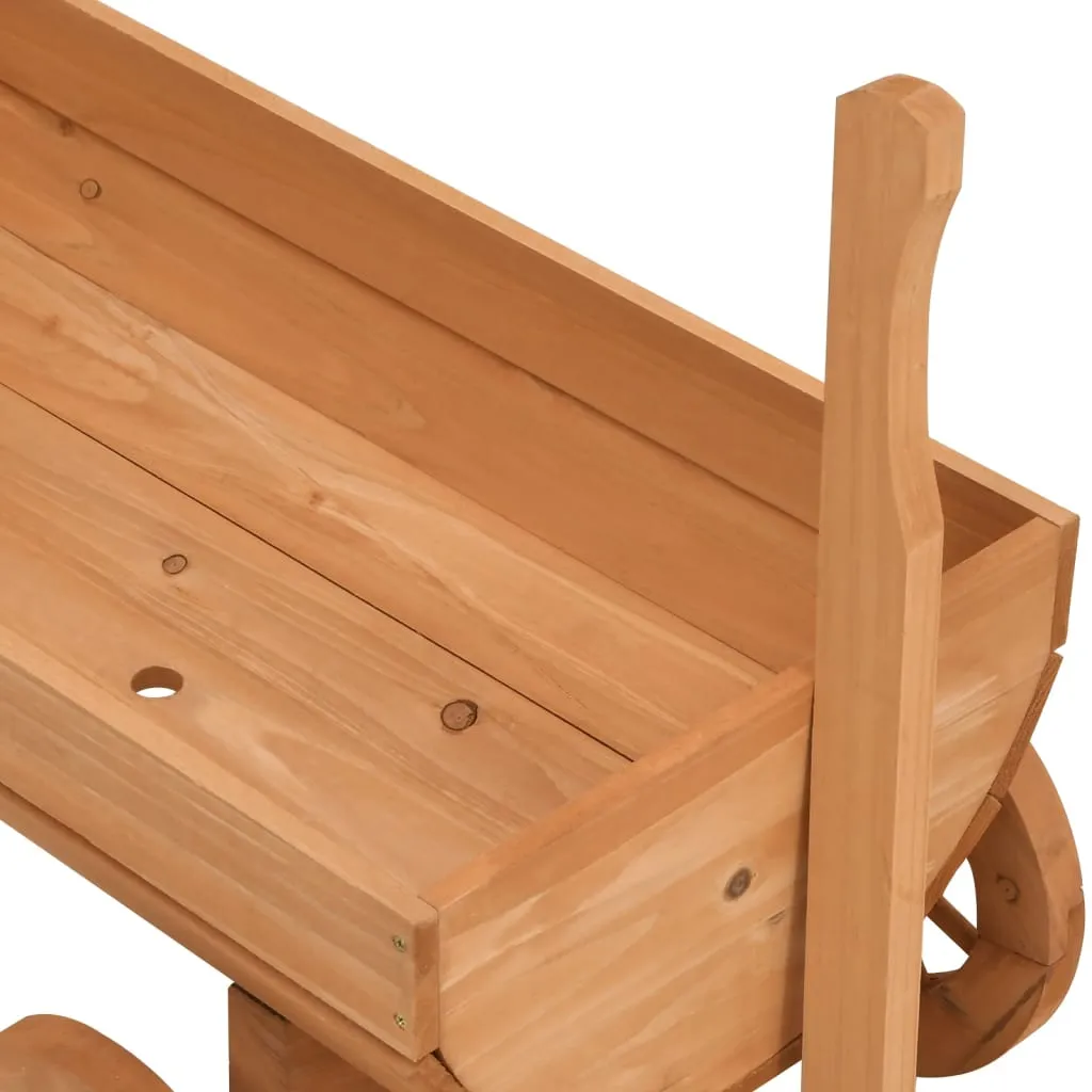 vidaXL Decorative Wagon 70x43x54 cm Solid Wood Fir