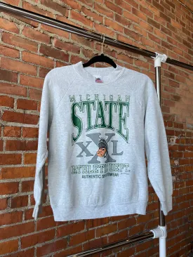 Vintage Michigan State Spartans Sparty Crewneck - XS/S