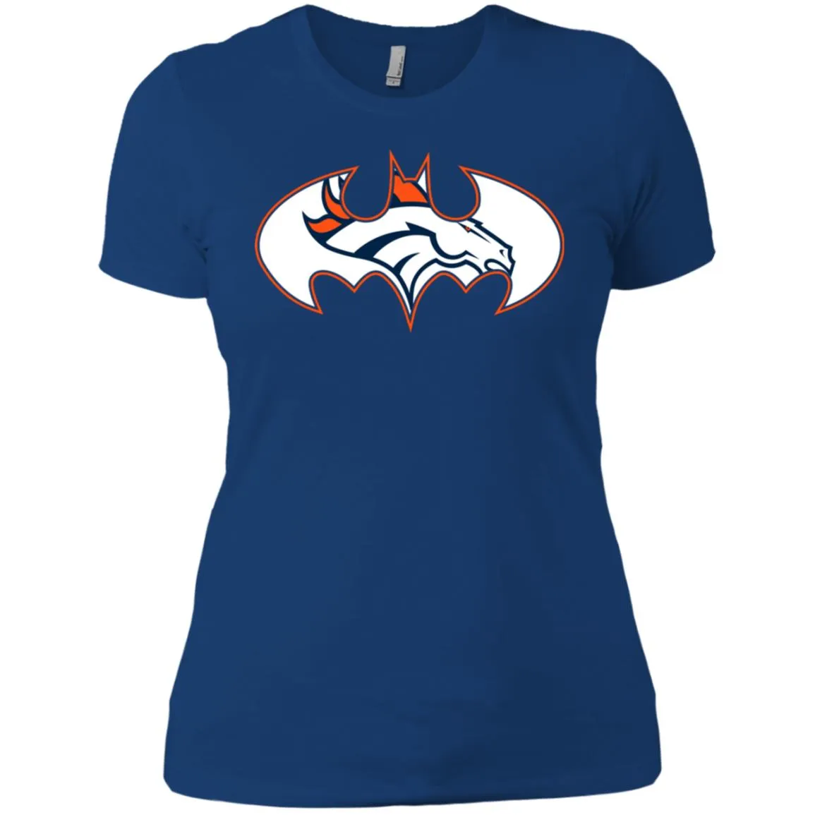 We Are The Denver Broncos Batman Nfl Mashup Women Cotton T-Shirt