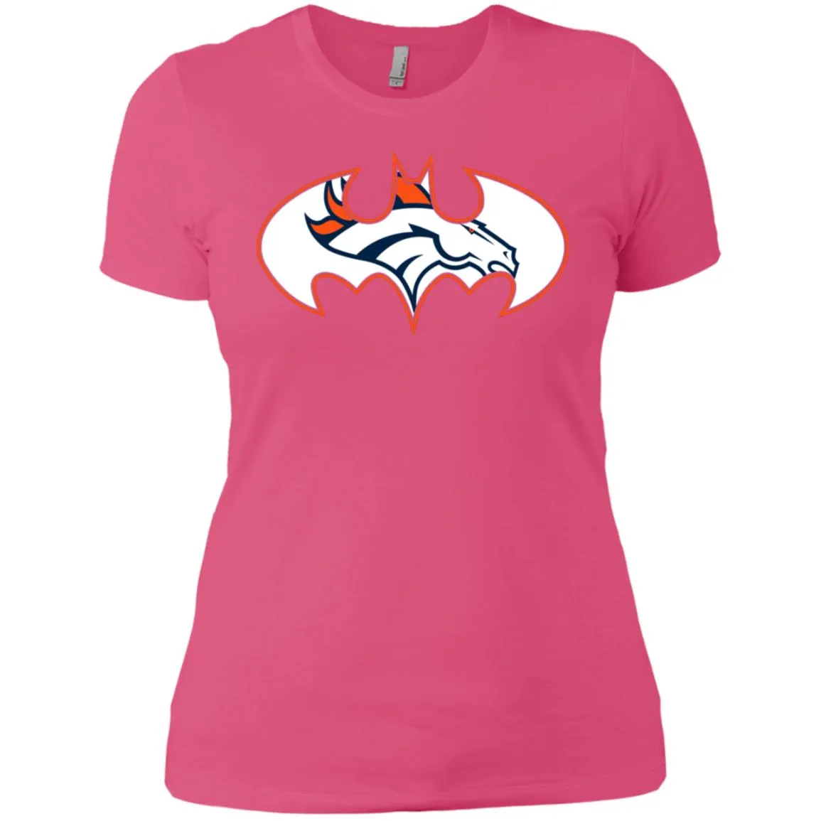 We Are The Denver Broncos Batman Nfl Mashup Women Cotton T-Shirt