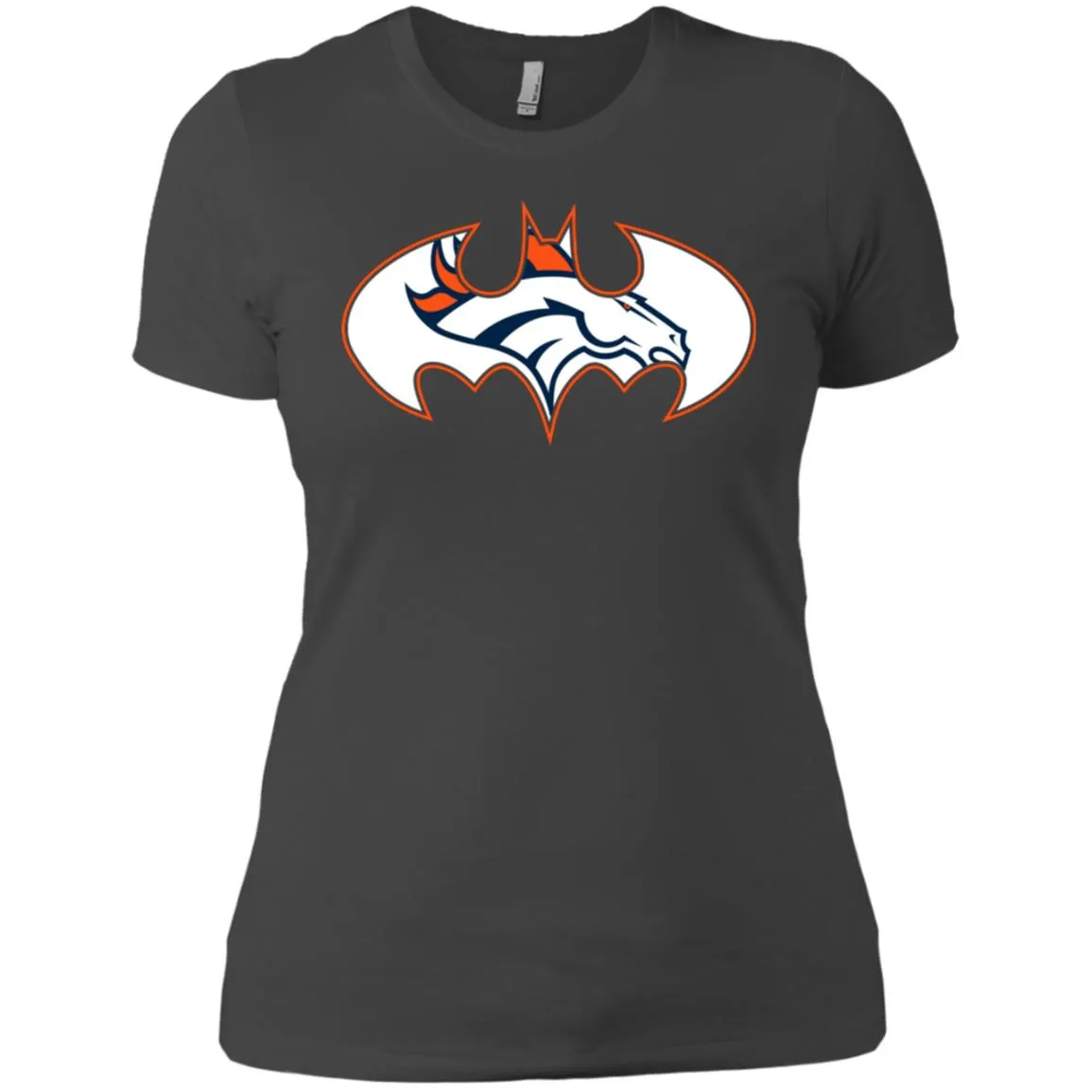 We Are The Denver Broncos Batman Nfl Mashup Women Cotton T-Shirt