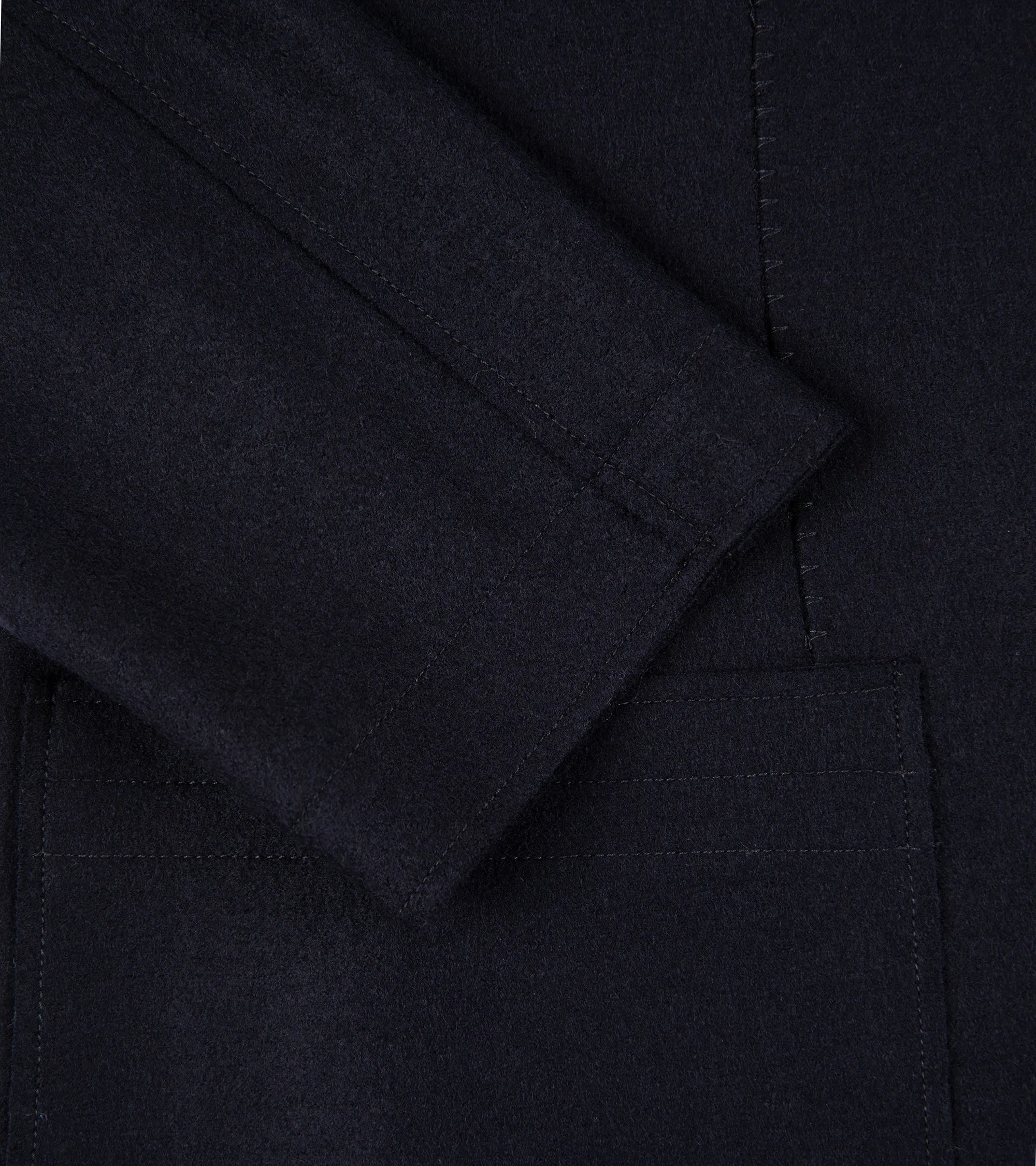 Weber   Weber Boiled Wool WW Travel Blazer: Navy