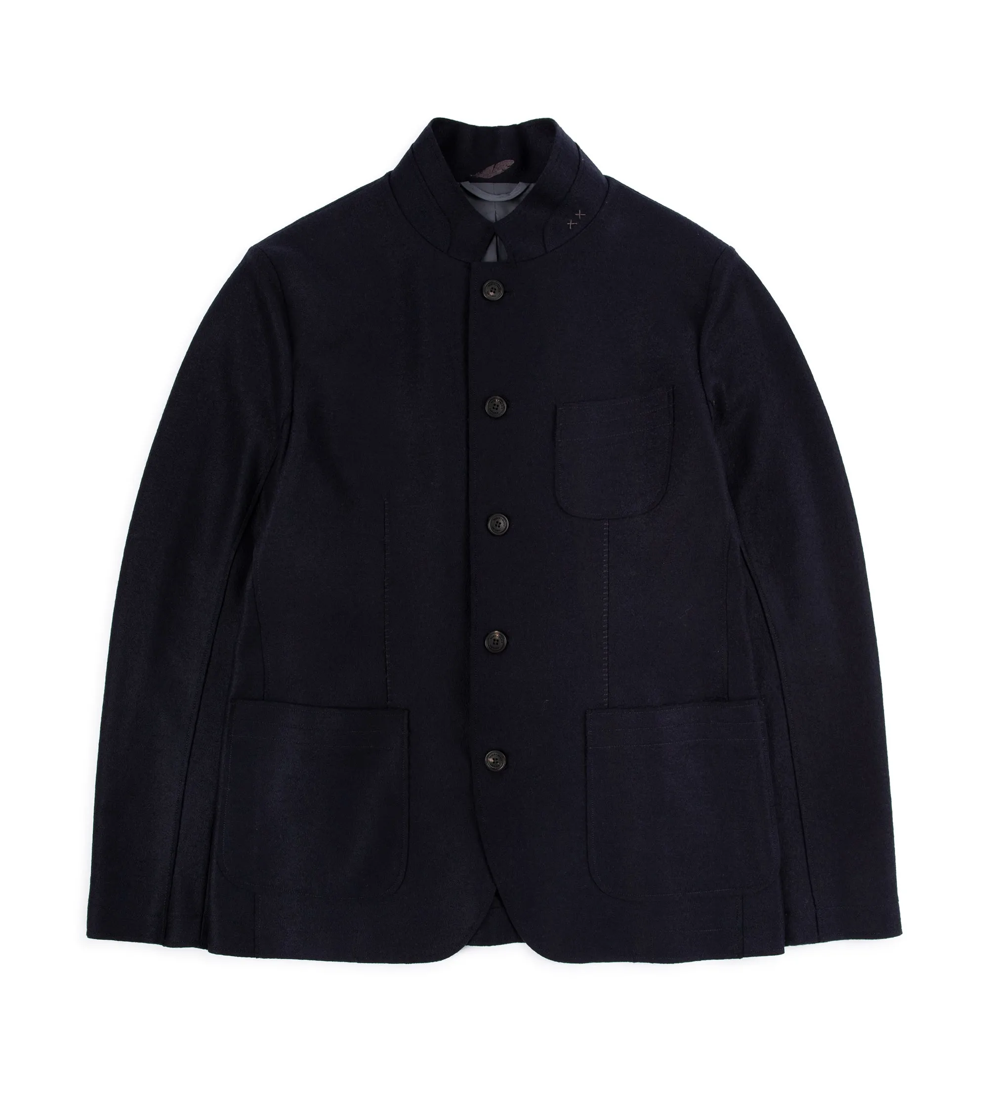 Weber   Weber Boiled Wool WW Travel Blazer: Navy