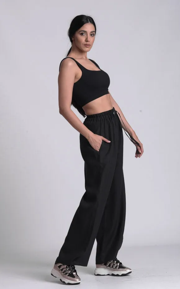 Wide Leg Linen Pants