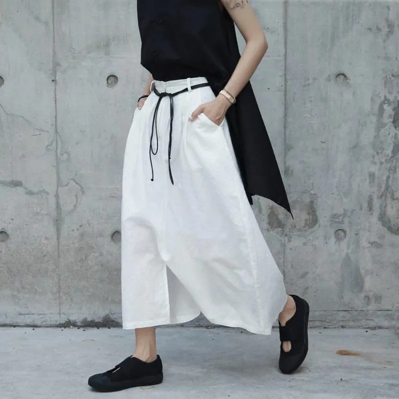 Yuruidesu Linen Ankle Pants