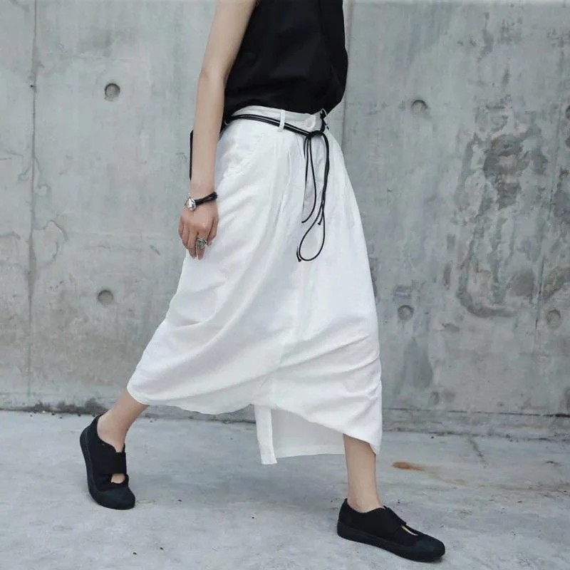 Yuruidesu Linen Ankle Pants